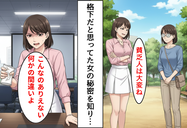 「地味な負け組女のクセに」見下してた”貧乏ママ友”が実は格上だったと知った話
