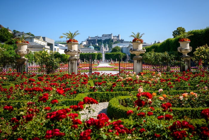 ミラベル庭園（C）Tourismus Salzburg GmbH/ Guenter Breitegger