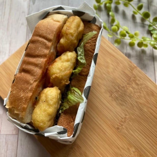業務スーパーのチキンナゲットのサンドイッチアレンジ