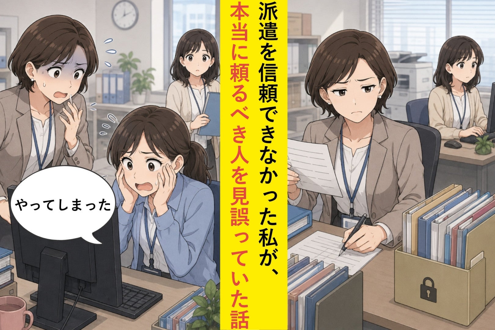 過去の苦い経験から派遣を信頼できなかった私が、本当に頼るべき人を見誤っていた話