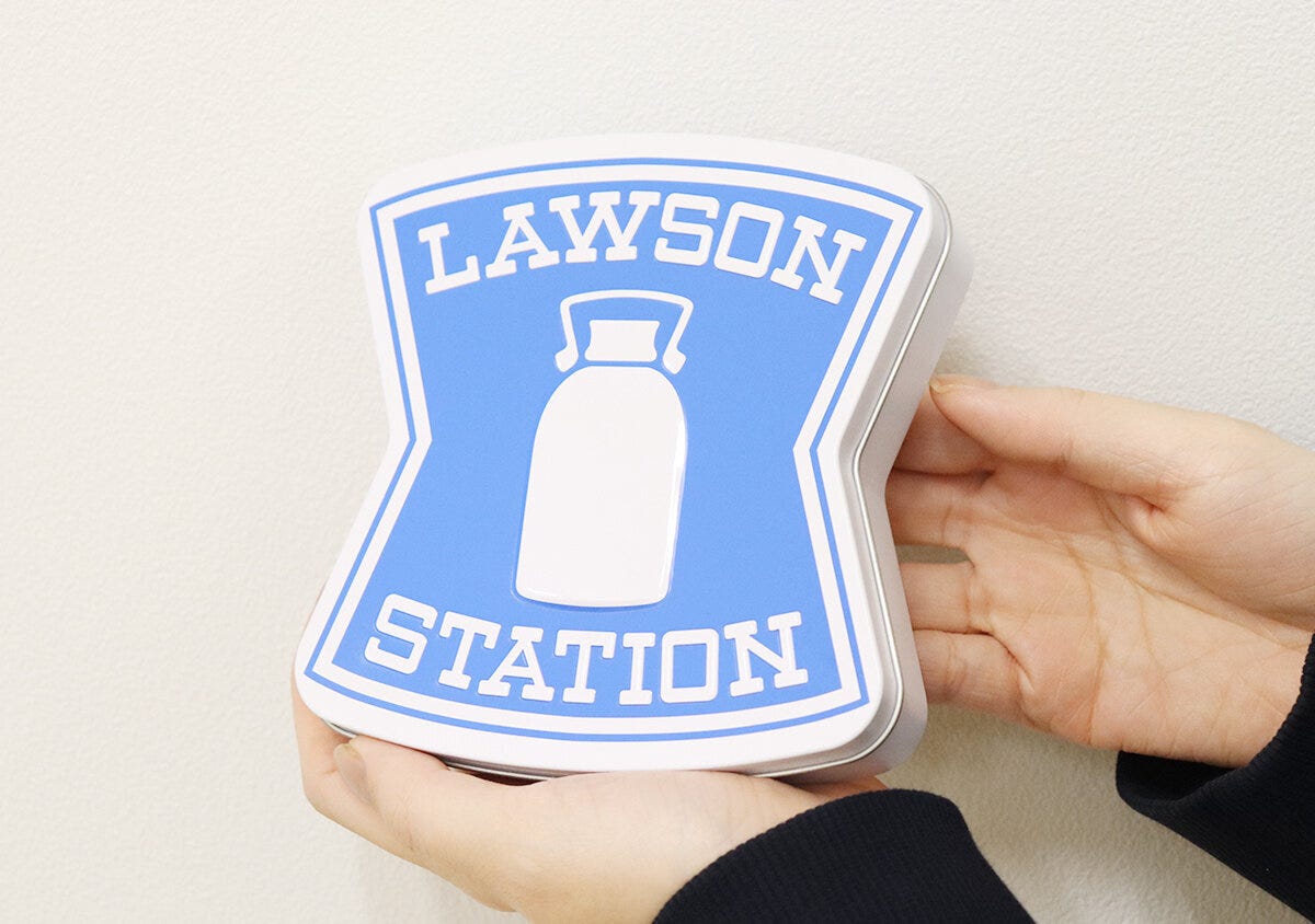 ローソン看板ステーショナリーセット缶ケース