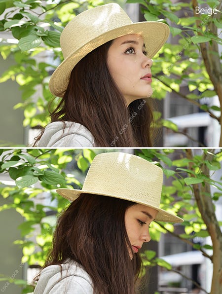 シンプルストローハット「coca」2,990円 (税込)