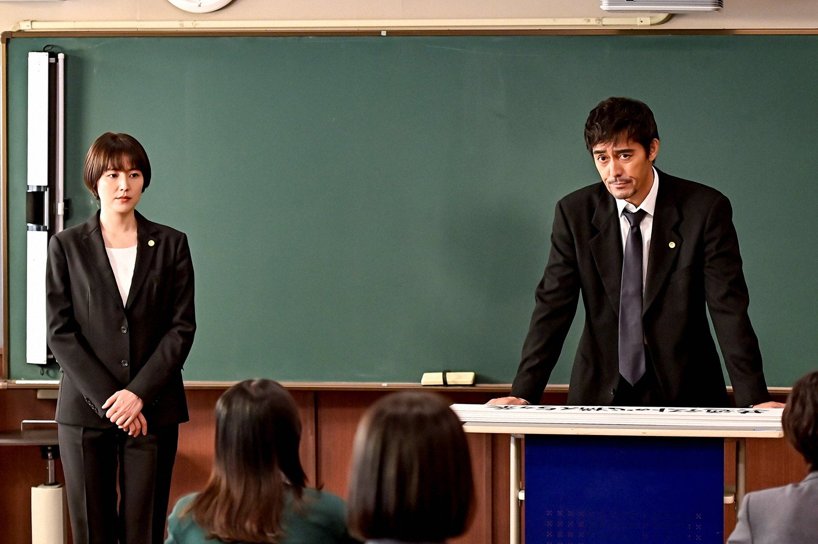 長澤まさみ、阿部寛「ドラゴン桜」第9話より（C）TBS