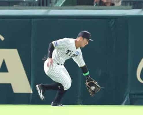 阪神 日本シリーズ初出場の豊田が四回の守備からベンチに退く 三回に左中間の飛球を捕れず 1打席目は中飛