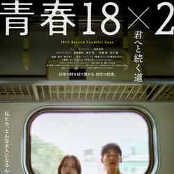 清原果耶、シュー・グァンハン／ティザービジュアル（C）2024「青春18×2」Film Partners