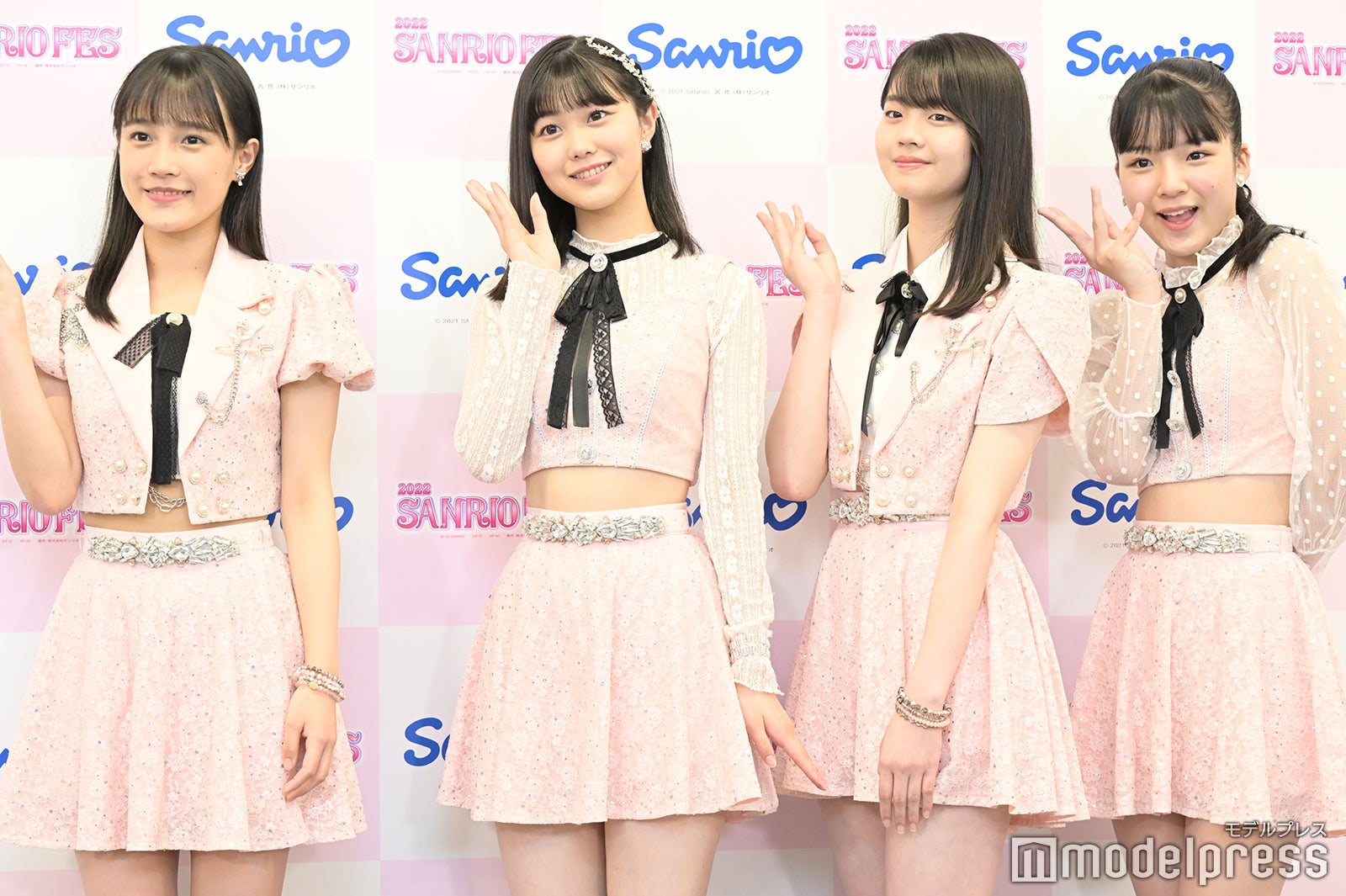 河西結心、八木栞、福田真琳、豫風瑠乃（C）モデルプレス