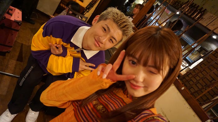 平本蓮、ちゃんえな (C)AbemaTV