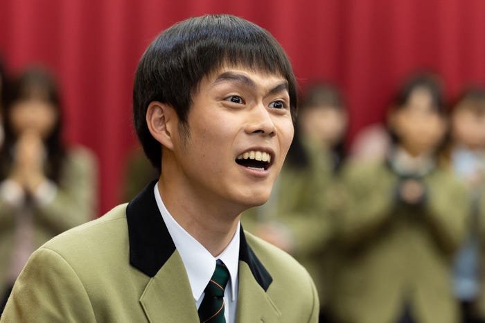 細田佳央太 「もしも、イケメンだけの高校があったら」より(C)テレビ朝日