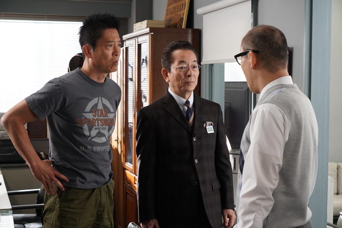 寺脇康文、水谷豊、山西惇「相棒season22」第4話より(C)テレビ朝日