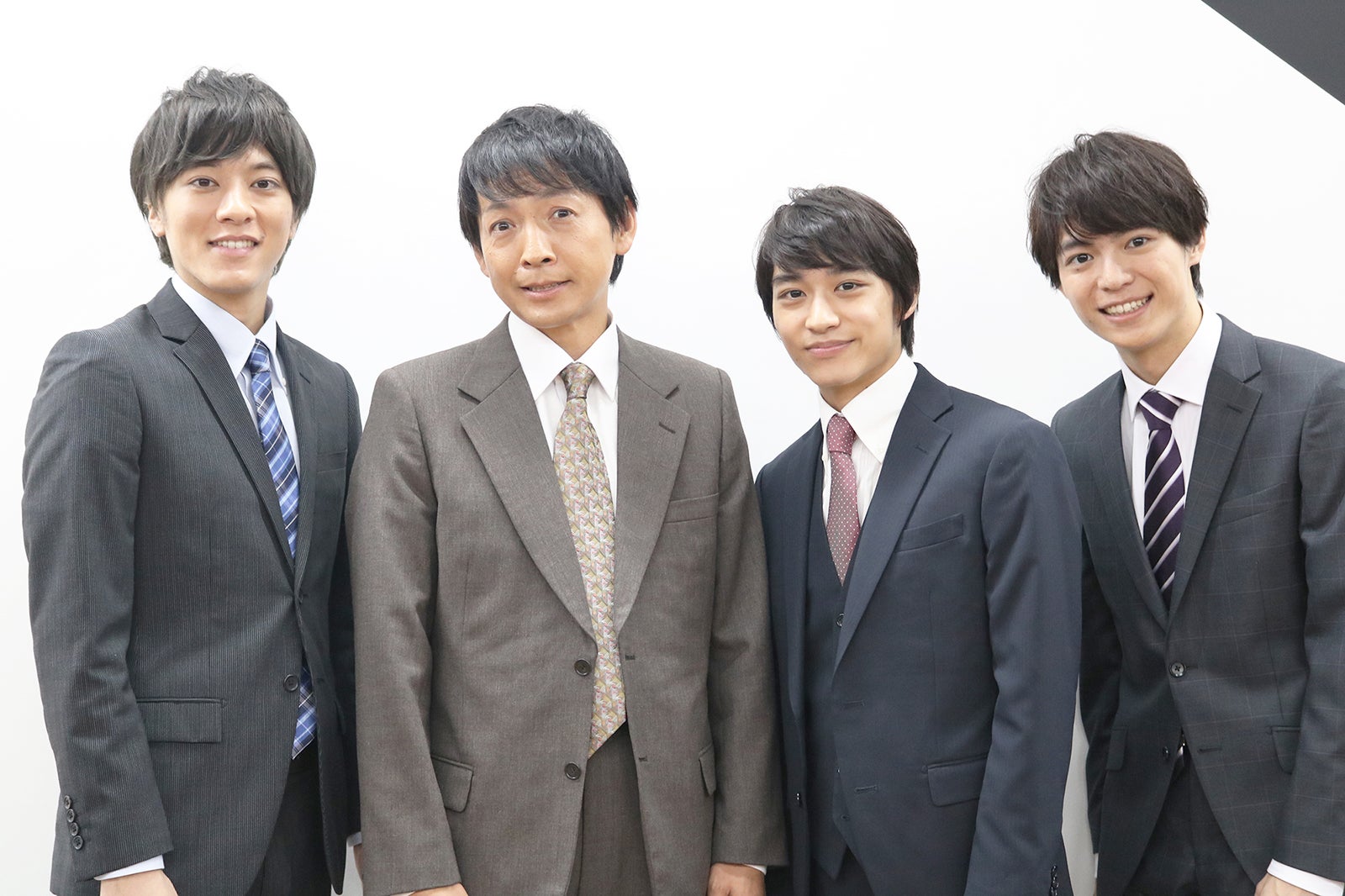 （左から）松島庄汰、東根作寿英、松岡広大、溝口琢矢 （提供写真）