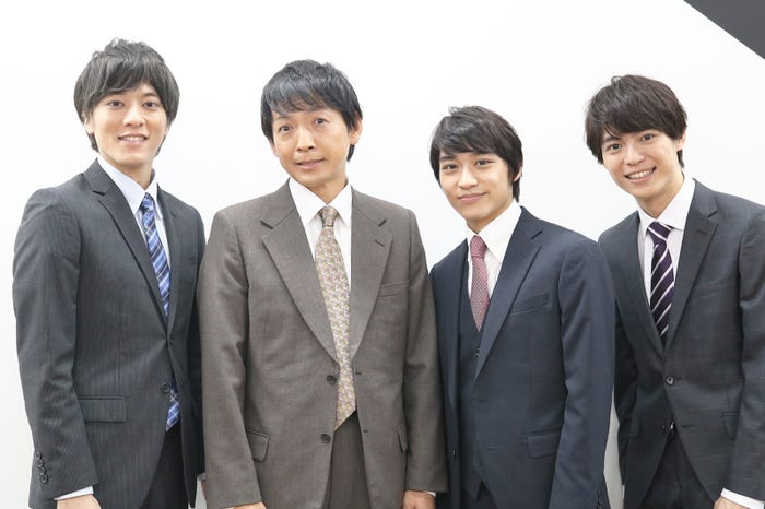 (左から)松島庄汰、東根作寿英、松岡広大、溝口琢矢 (提供写真)