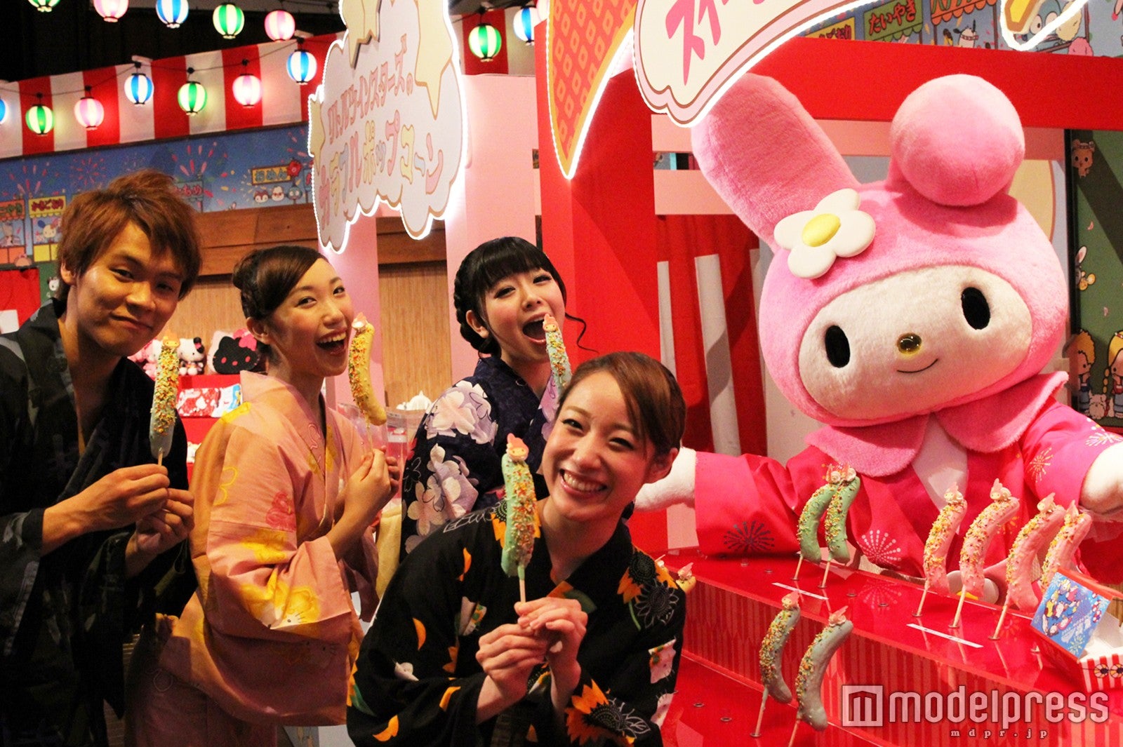 マイメロディのスイーツ屋台イメージ（C）2016 SANRIO CO．，LTD．