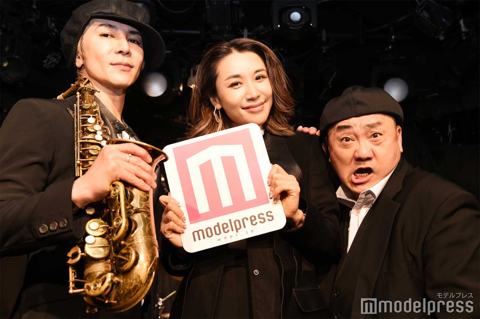 武田真治、鈴木紗理奈、山本圭壱 （C）モデルプレス