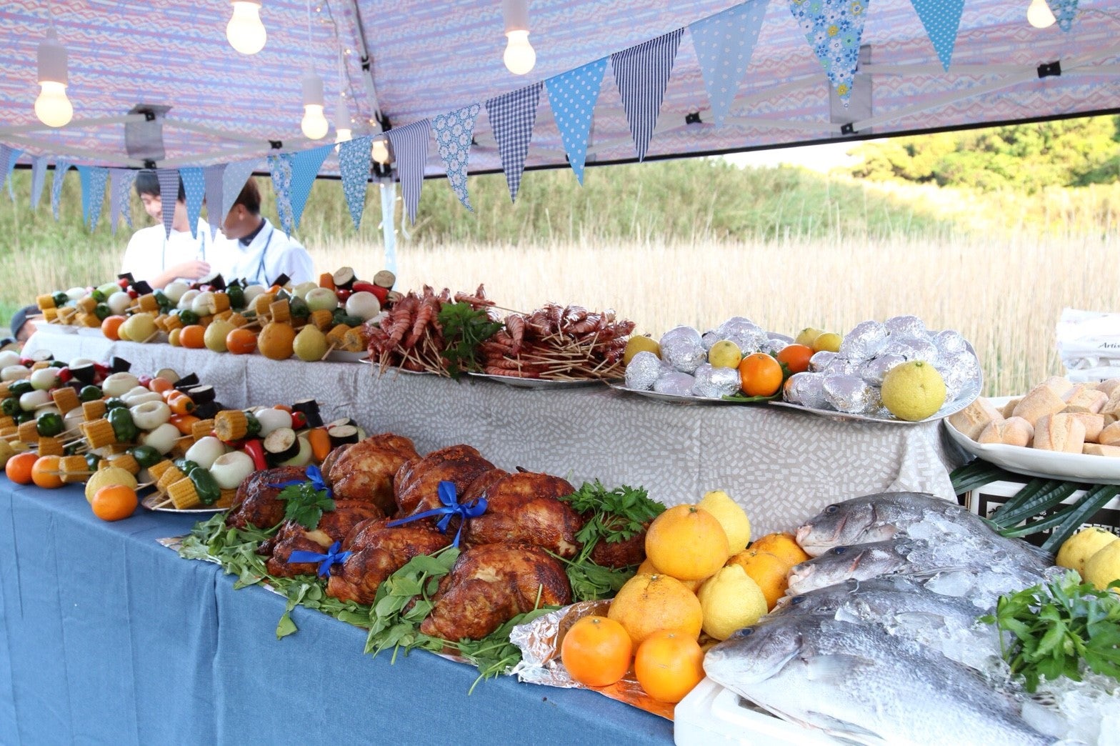 BBQ食材の一例／画像提供：ジョブライブ