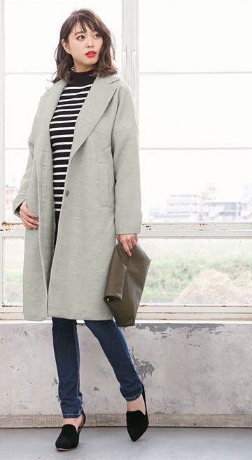 ドロップショルダーチェスターコート「神戸レタス」4990円（税込）／画像提供：神戸レタス