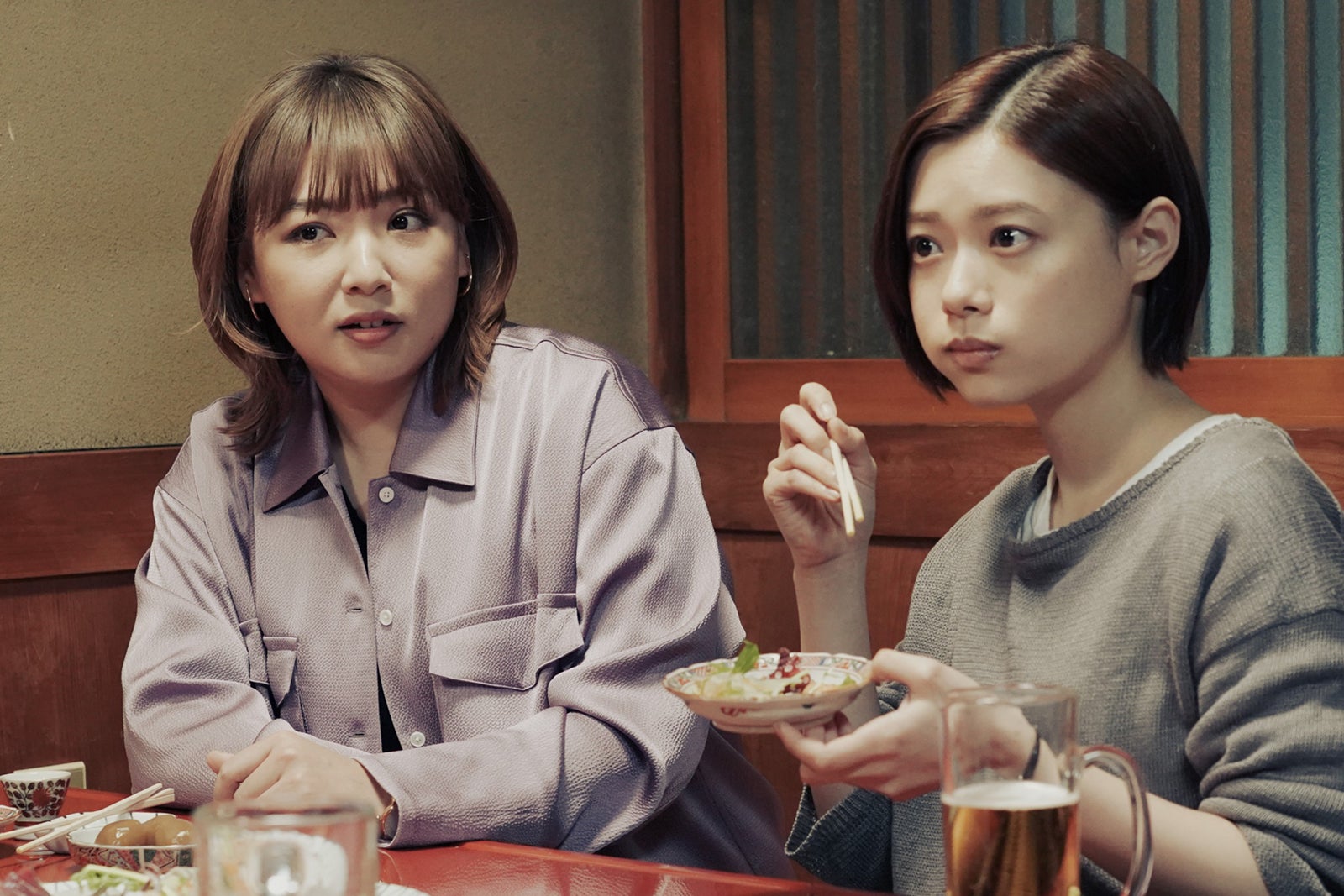 野呂佳代、杉咲花「アンメット ある脳外科医の日記」第2話より（C）カンテレ