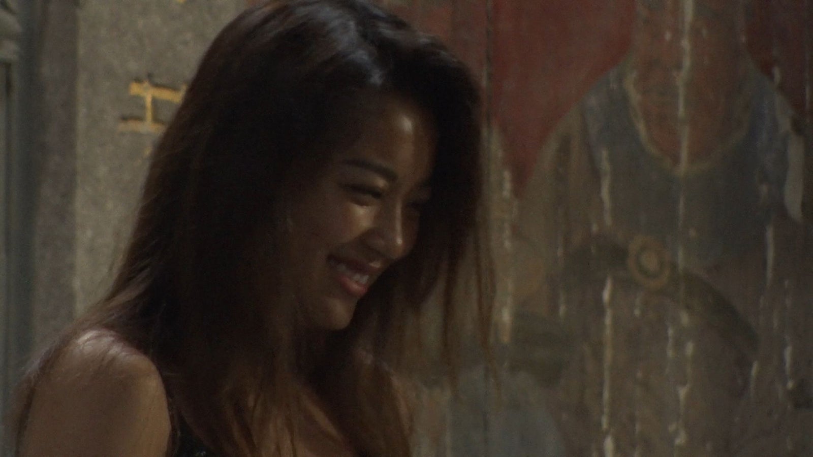 ハト胸の告白に笑顔／「あいのり：Asian Journey」第11話より（C）フジテレビ