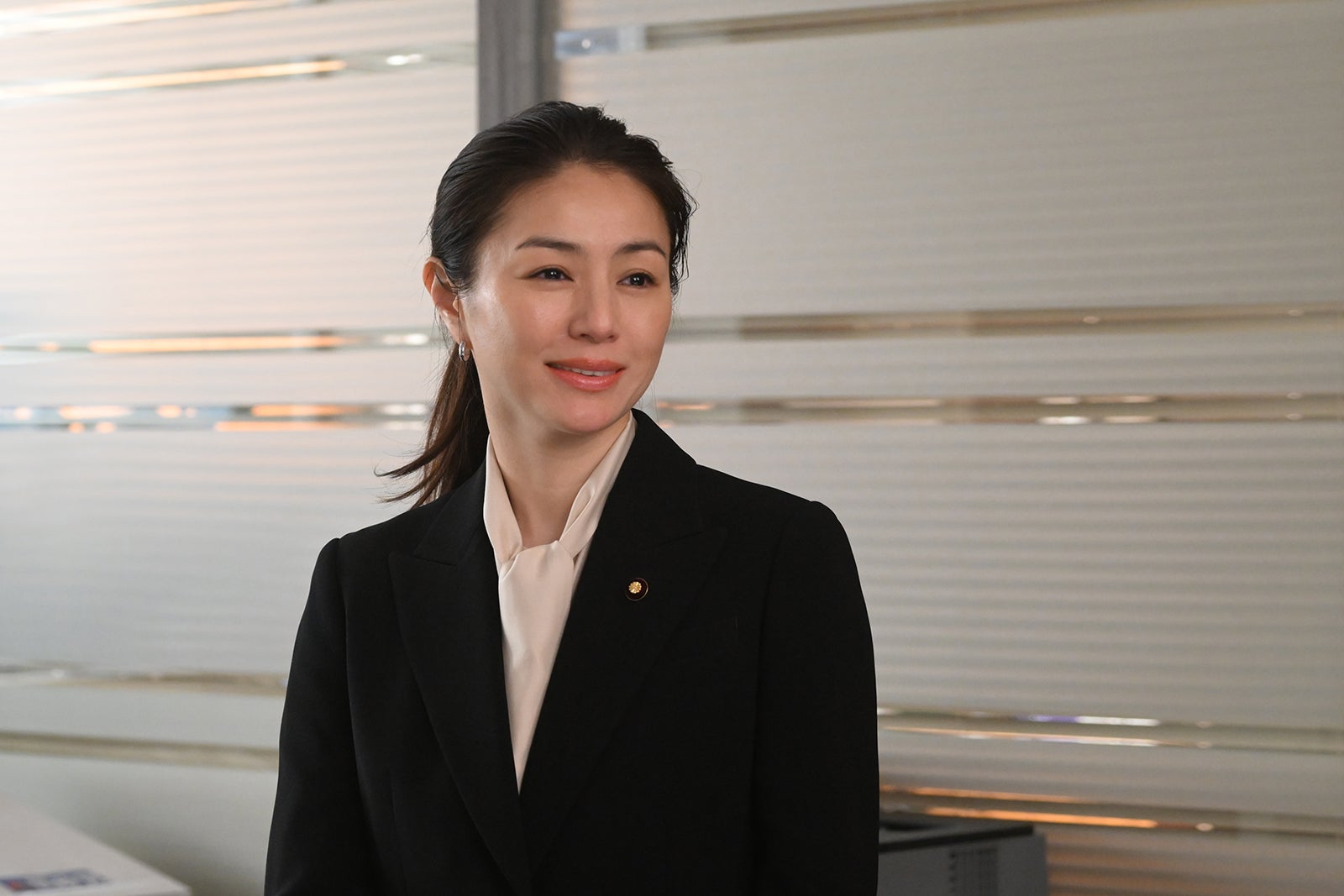 井川遥「罠の戦争」最終話より（C）カンテレ