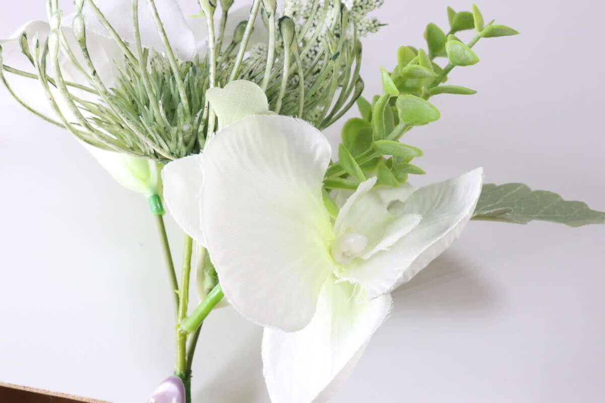 リリーピンクッションブーケ　デザイン