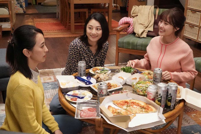 紺野まひる、小池栄子、有村架純(C)カンテレ