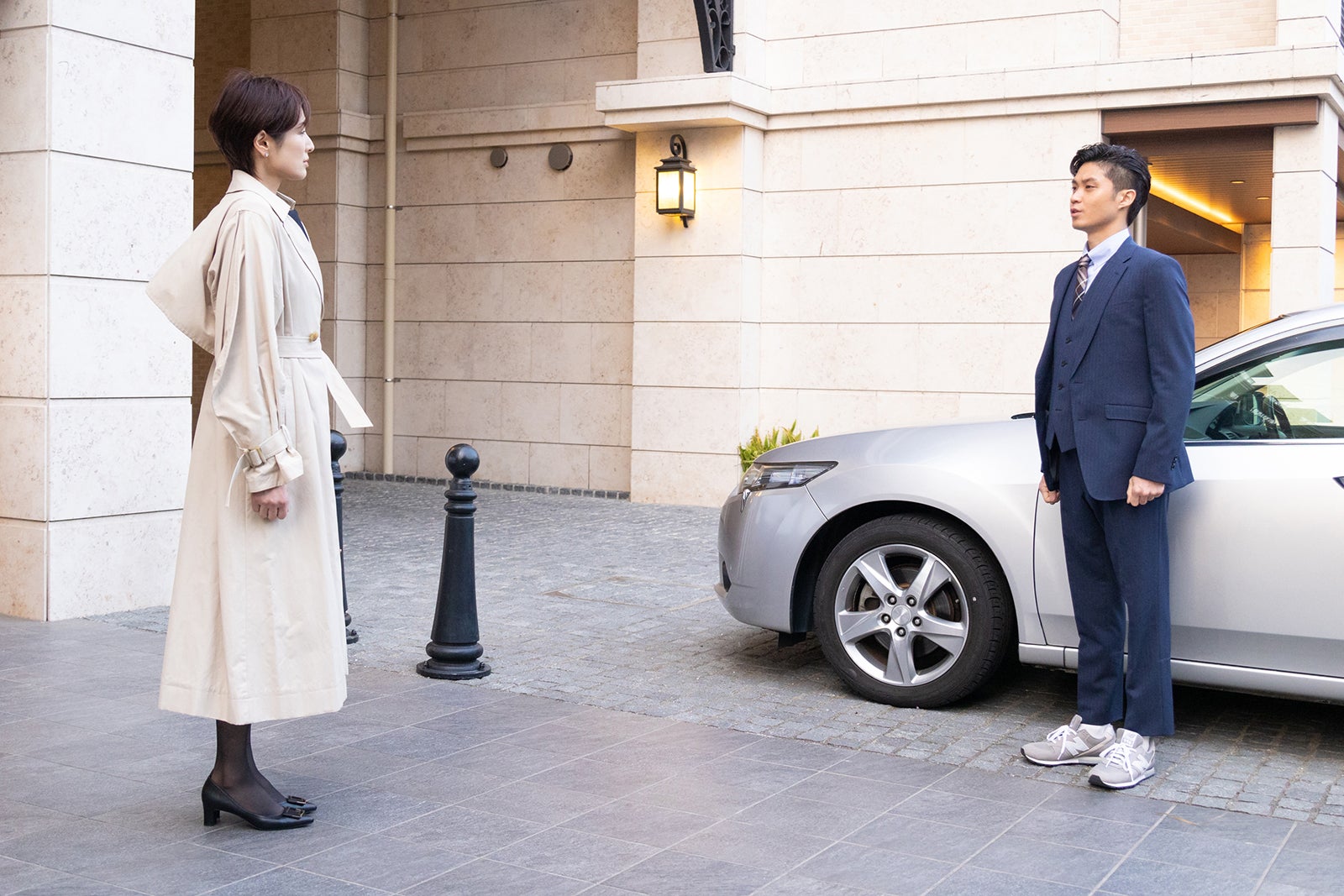 吉瀬美智子、磯村勇斗「ケイジとケンジ、時々ハンジ。」第3話より（C）テレビ朝日