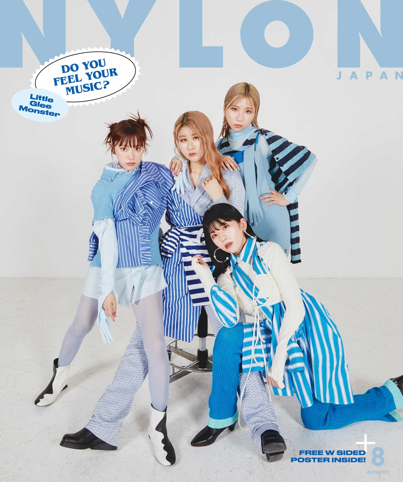 Little Glee Monster、1年ぶり「NYLON JAPAN」表紙に 休養中・芹奈との