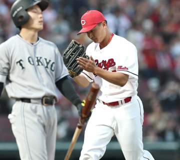 敗戦の広島 先発陣防御率12球団トップ 森7回0封 マー君と堂々投げ合い「何回助けてもらったか」守備に感謝