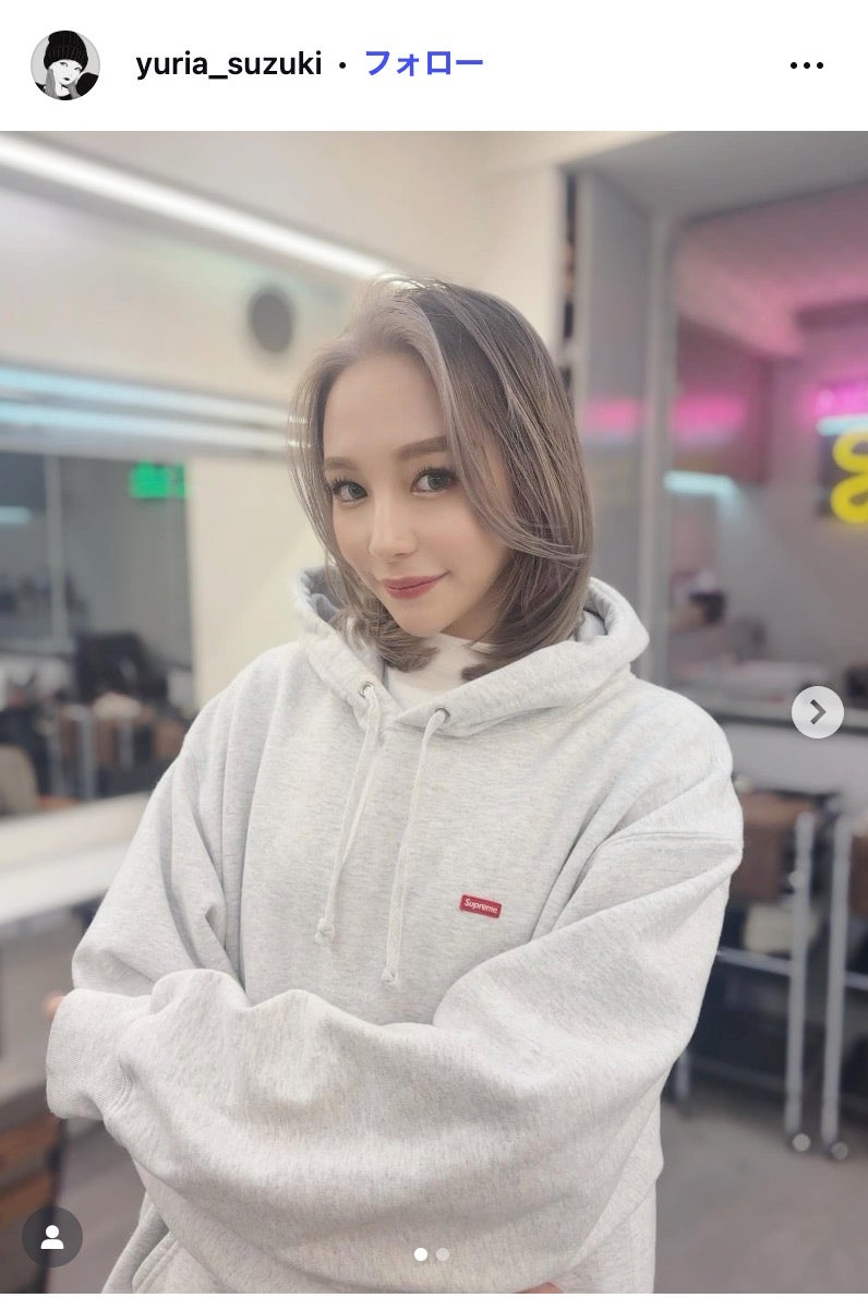 鈴木ユリアInstagramより