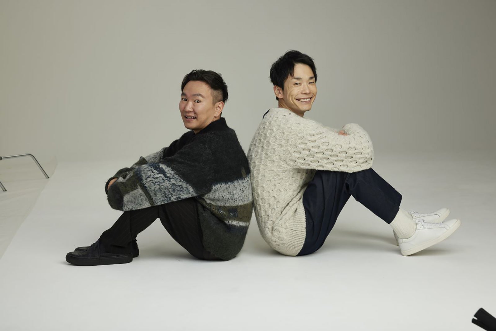 かまいたち（山内健司、濱家隆一）／かまいたちのガチやせ「対談インタビュー」より （マガジンハウス刊）