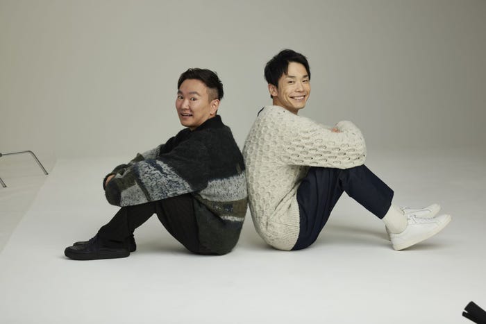 かまいたち(山内健司、濱家隆一)/かまいたちのガチやせ「対談インタビュー」より (マガジンハウス刊)
