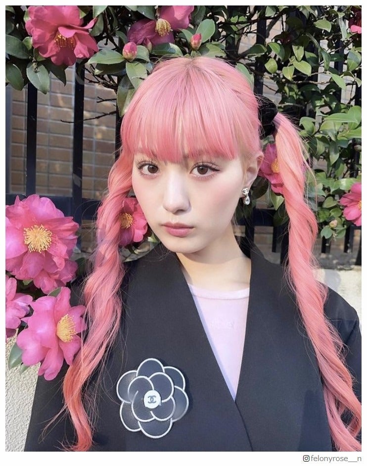鶴嶋乃愛、念願のピンクヘアに大胆イメチェン「可愛すぎ」「最強に似合ってる」と絶賛の声