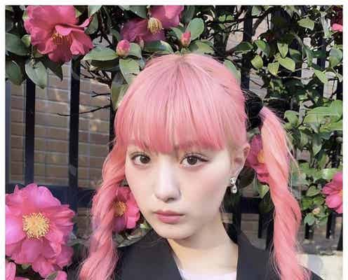 鶴嶋乃愛、念願のピンクヘアに大胆イメチェン「可愛すぎ」「最強に似合ってる」と絶賛の声
