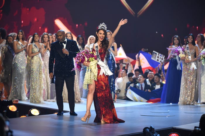 「ミス・ユニバース2018」の様子(Getty Images)