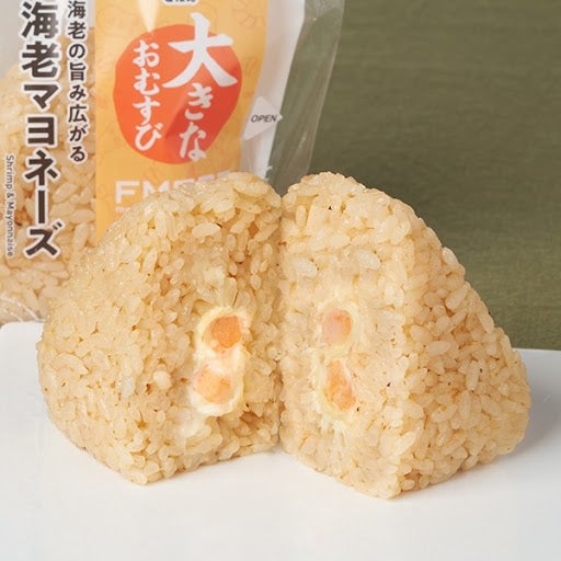 「海老の旨み広がる大きなおむすび海老マヨネーズ」税込318円（提供画像）