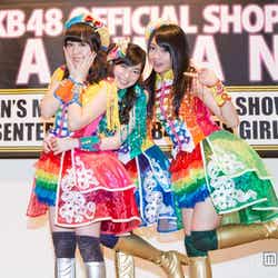 台湾を訪問したSKE48(左から:石田安奈、大矢真那、木崎ゆりあ)/(C)AKS