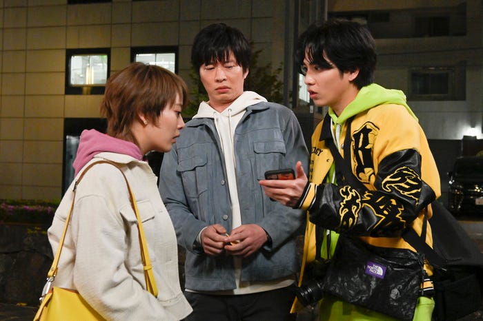 高畑充希、田中圭、志尊淳(C)テレビ朝日