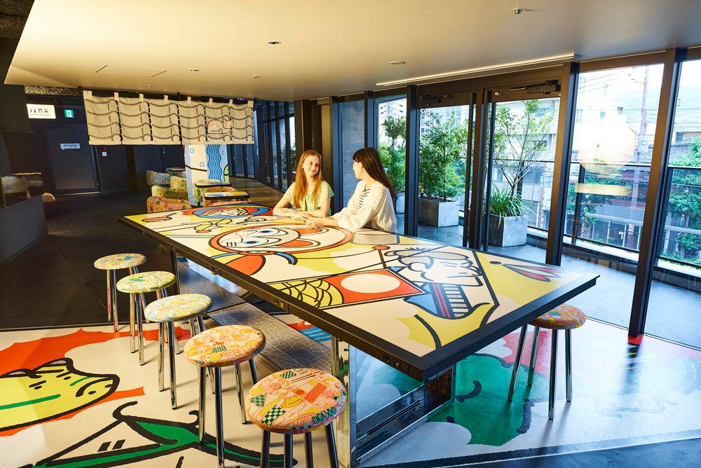 「ホテルタビノス京都」マンガや鳥獣戯画…アートな内装デザインに注目