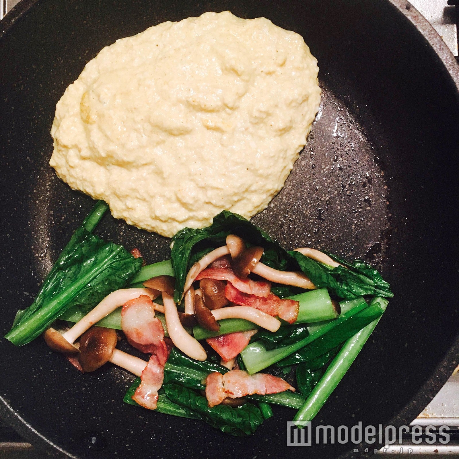 フライパンでミックス！／画像提供：柏原歩