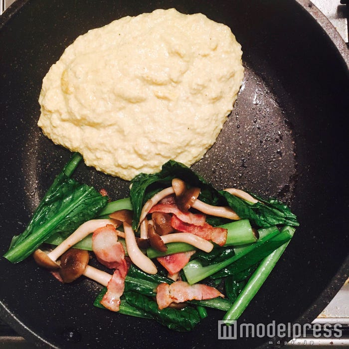 フライパンでミックス!/画像提供:柏原歩