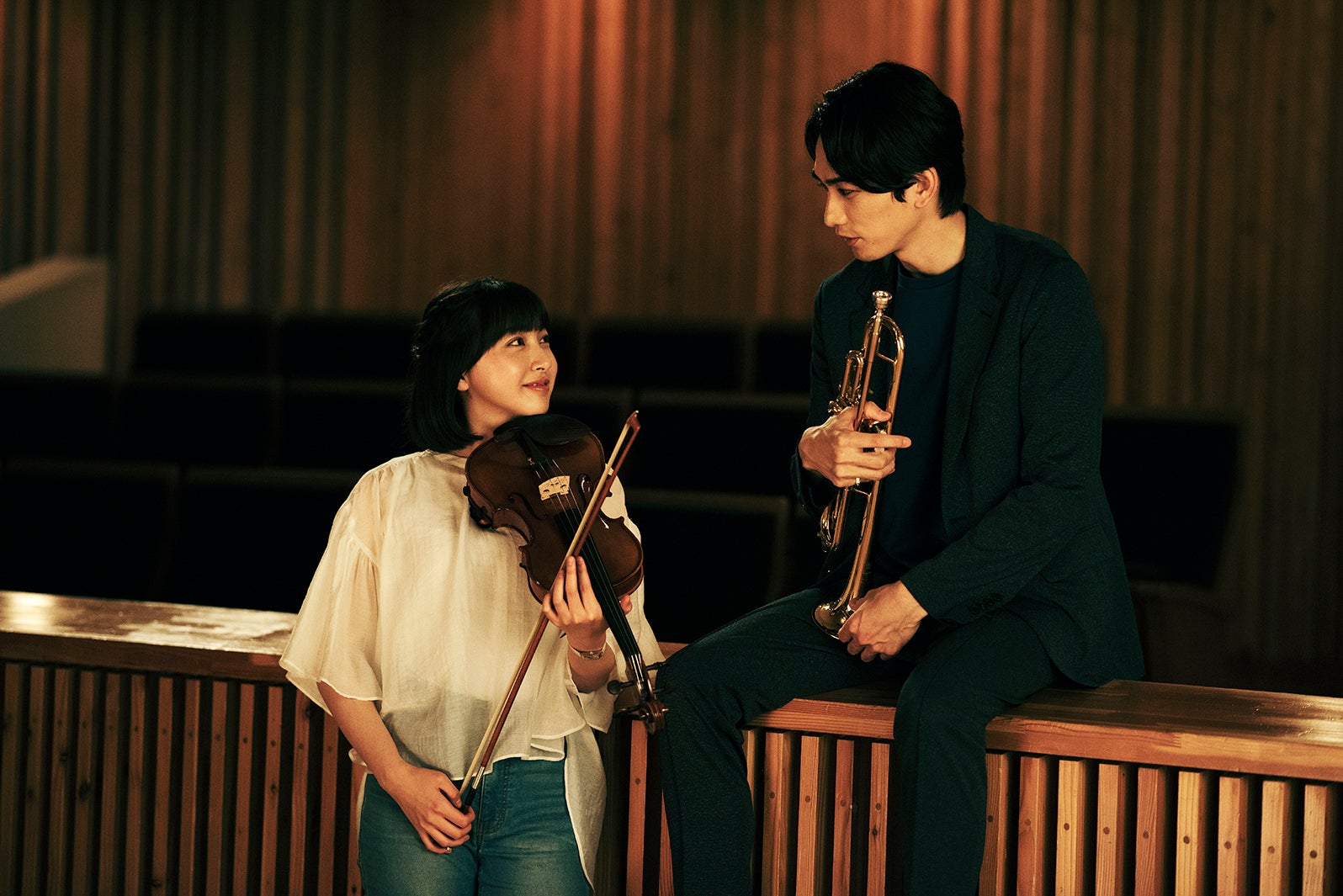 森マリア、町田啓太（C）2022「太陽とボレロ」製作委員会