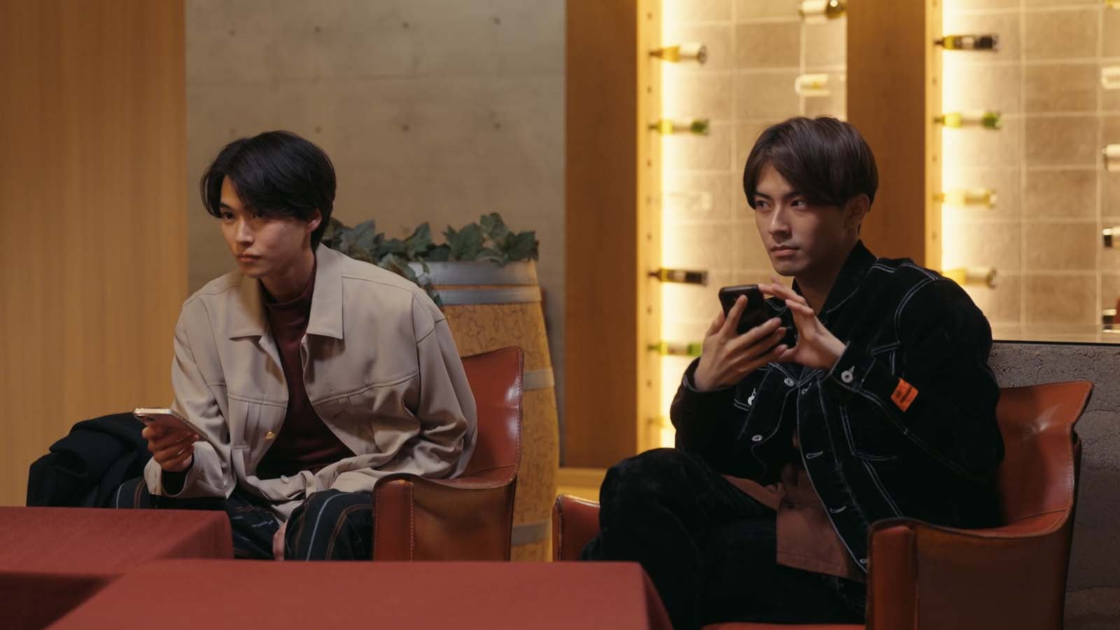 米村知希、中尾暢樹／Netflix「オオカミちゃんには騙されない」第5話（C）Netflix