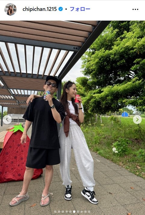 太田博久、近藤千尋／近藤千尋公式Instagramストーリーズより