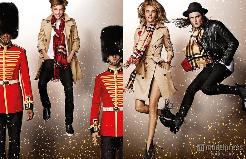 ベッカムのイケメン次男ら、豪華セレブが「バーバリー」のXmasに集結