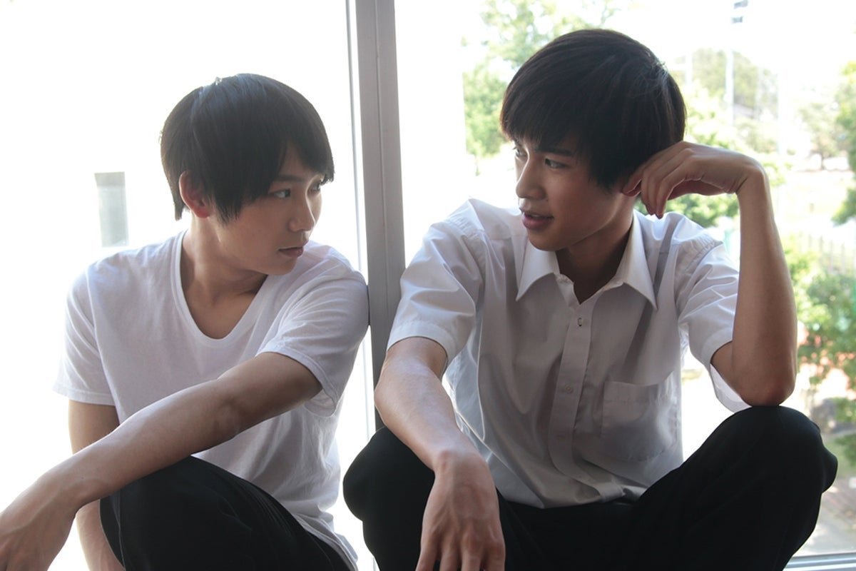 須賀健太、阪本一樹／映画「サイモン＆タダタカシ」より（C）2017PFFパートナーズ（ぴあ、ホリプロ、日活）