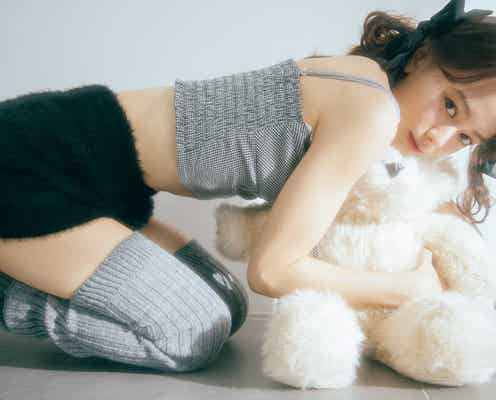 山本舞香、1年ぶり「LARME」登場で鍛え上げられた美くびれ披露