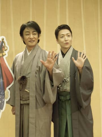 片岡愛之助、栗田貫一と会食で妻・藤原紀香が全身峰不二子スタイルの大サービス 歌舞伎版「ルパン三世」が縁