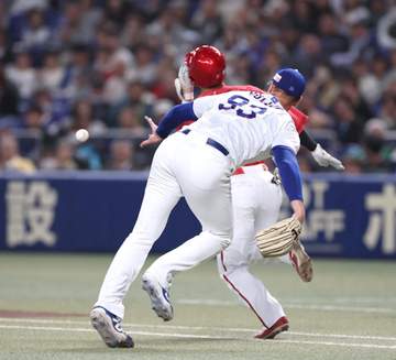 中日敗れて連勝ならず 今季初登板のマラーが六回途中3失点（自責点2） 自らの適時失策で先制される