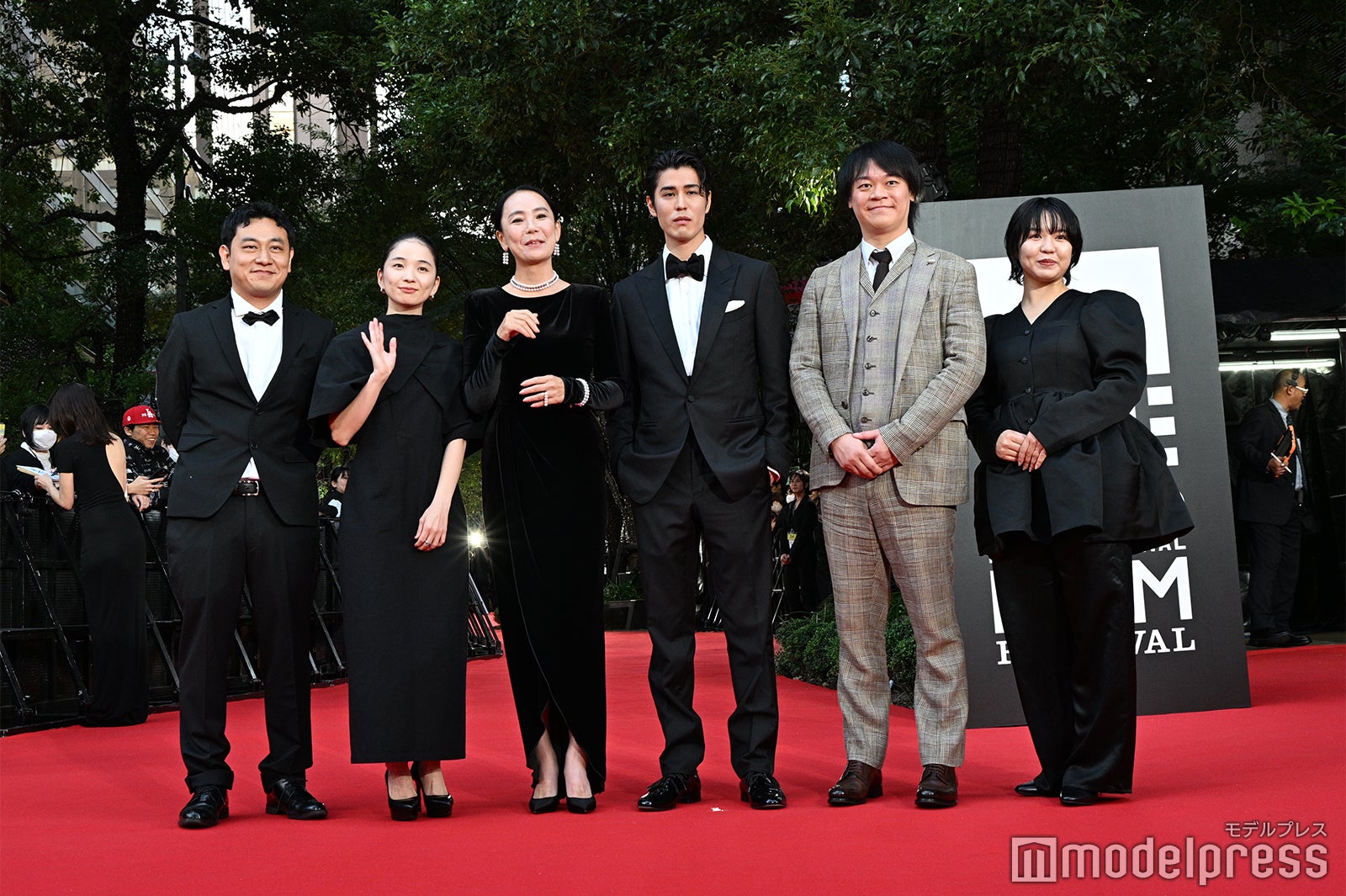 中川龍太郎、福地桃子、河瀬直美、寛一郎、道下剣士郎、稲葉もも（C）モデルプレス