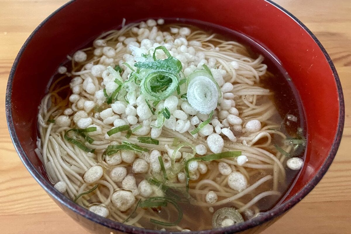 冷やししょうゆそうめん