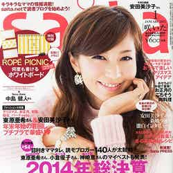 「saita」1月号（セブン＆アイ出版、2014年12月6日発売）表紙：安田美沙子